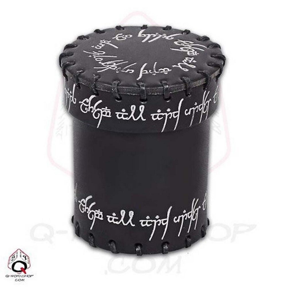 Elven Leather Cup - Black
