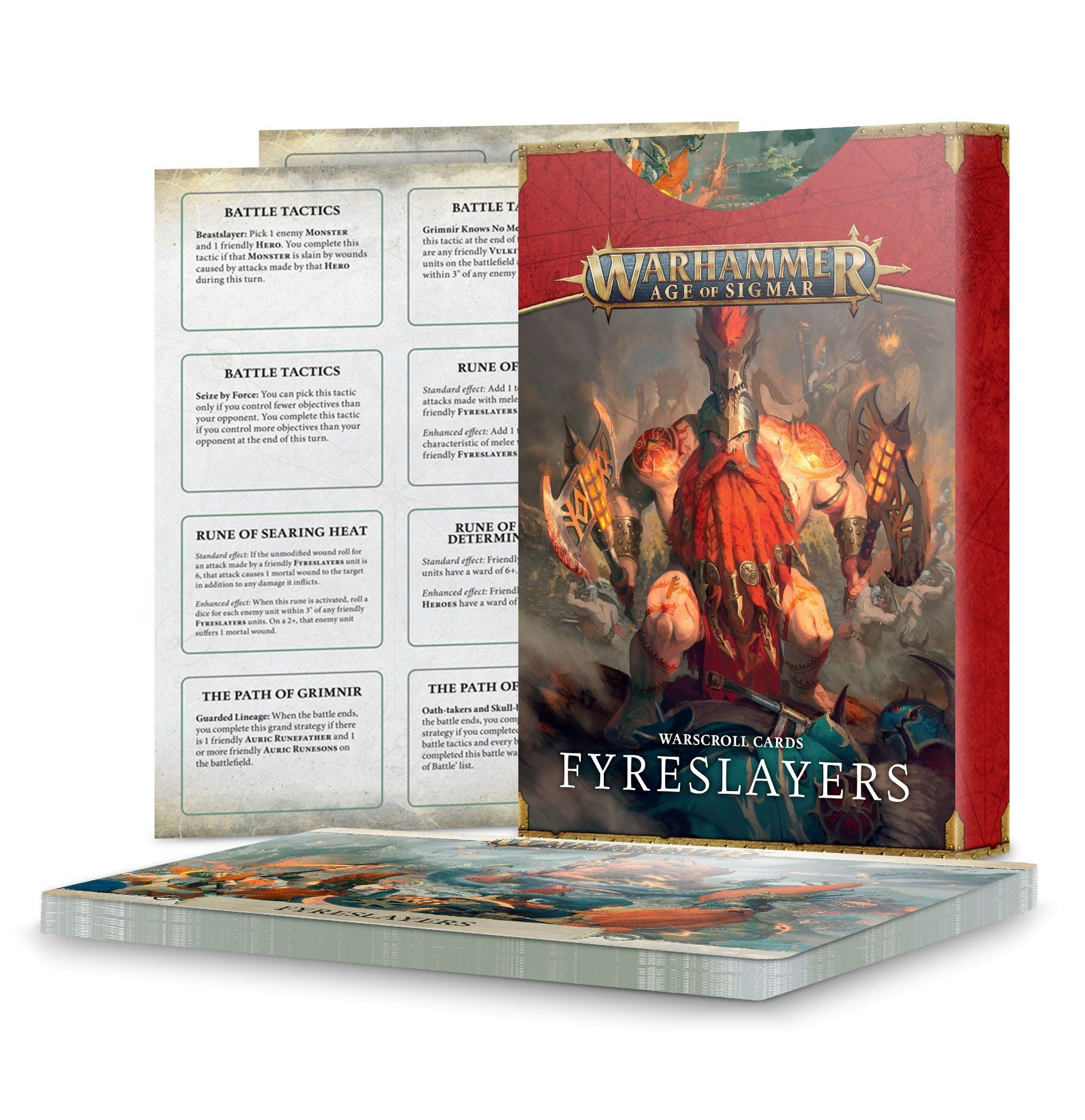 Warscroll Cards: Fyreslayers - English