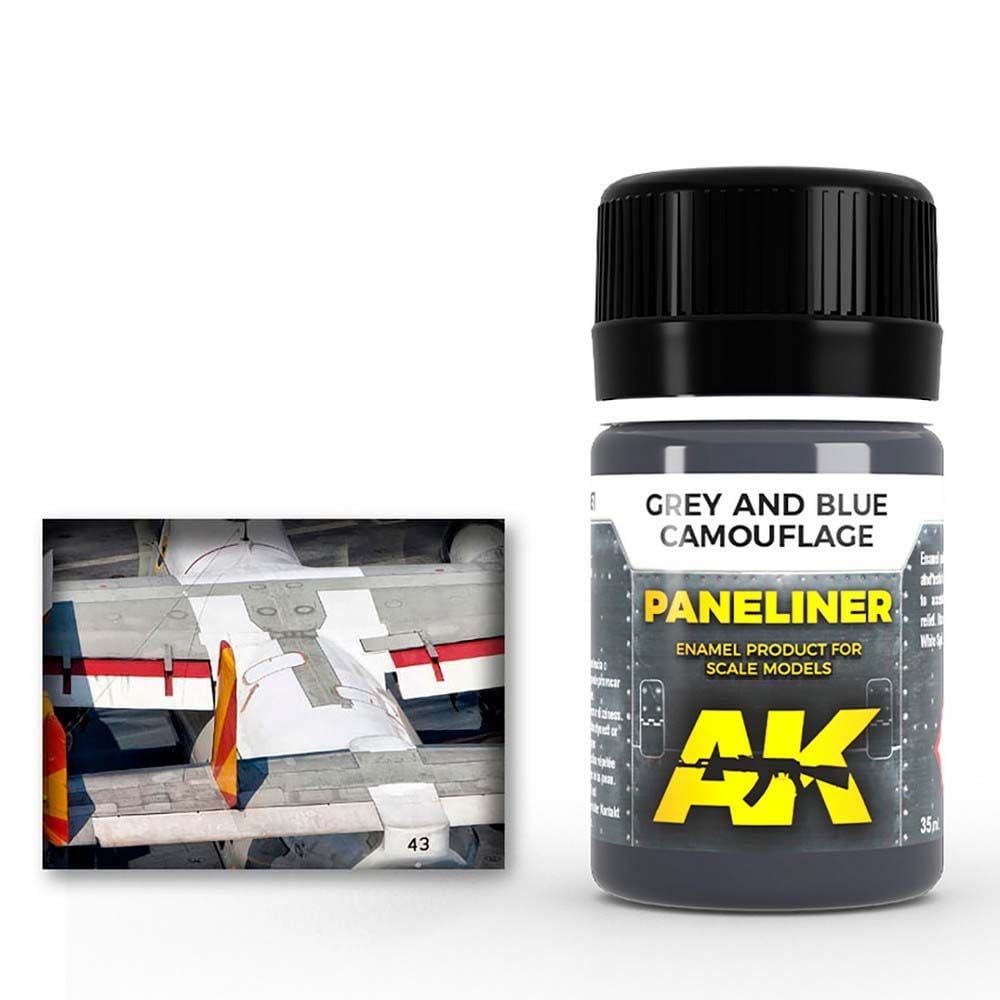 Paneliner For Grey And Blue Camouflage 35ml