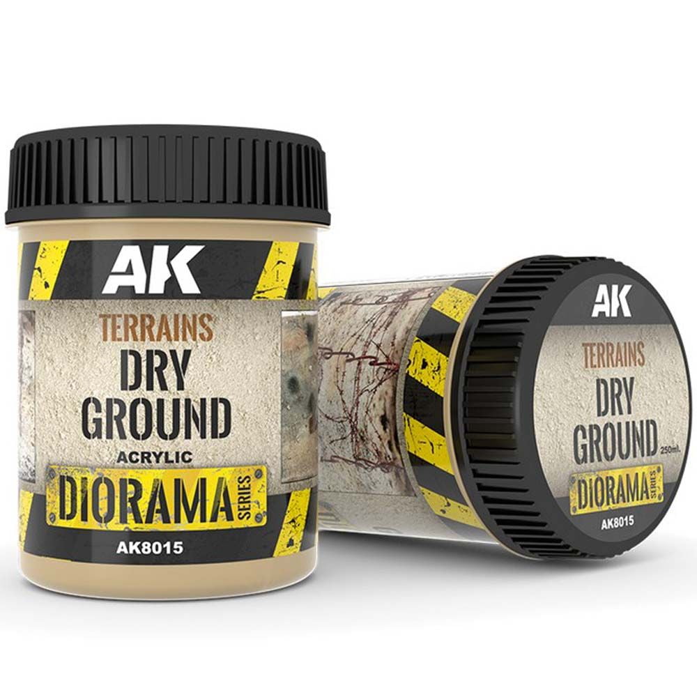 AK Diorama: Terrains Dry Ground - 250ml (Acrylic)