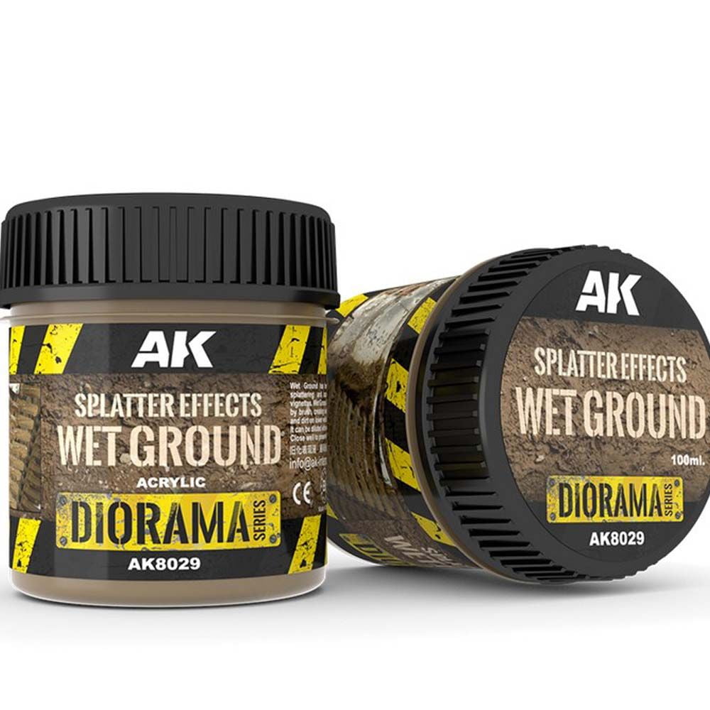AK Diorama: Splatter Effects Wet Ground - 100ml (Acrylic)
