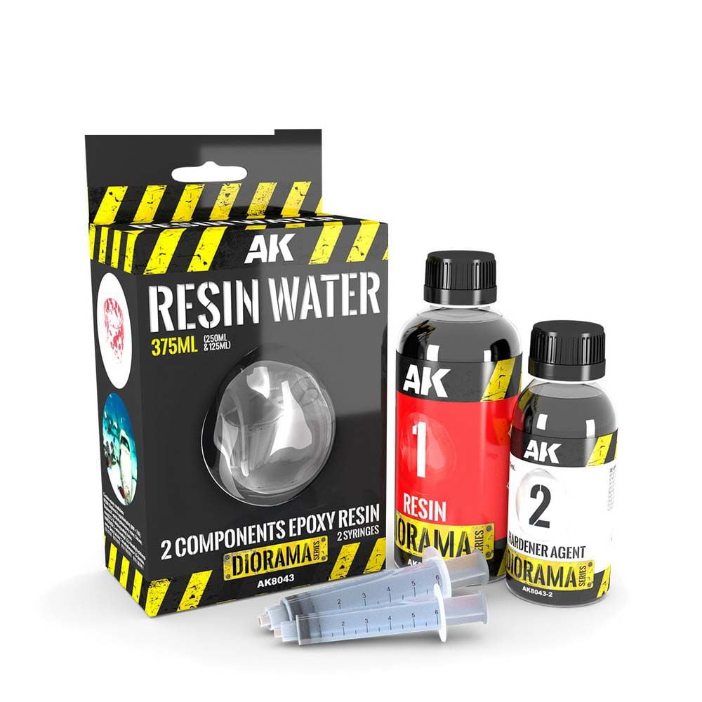 AK Diorama: Resin Water 2-components Epoxy Resin - 375ml