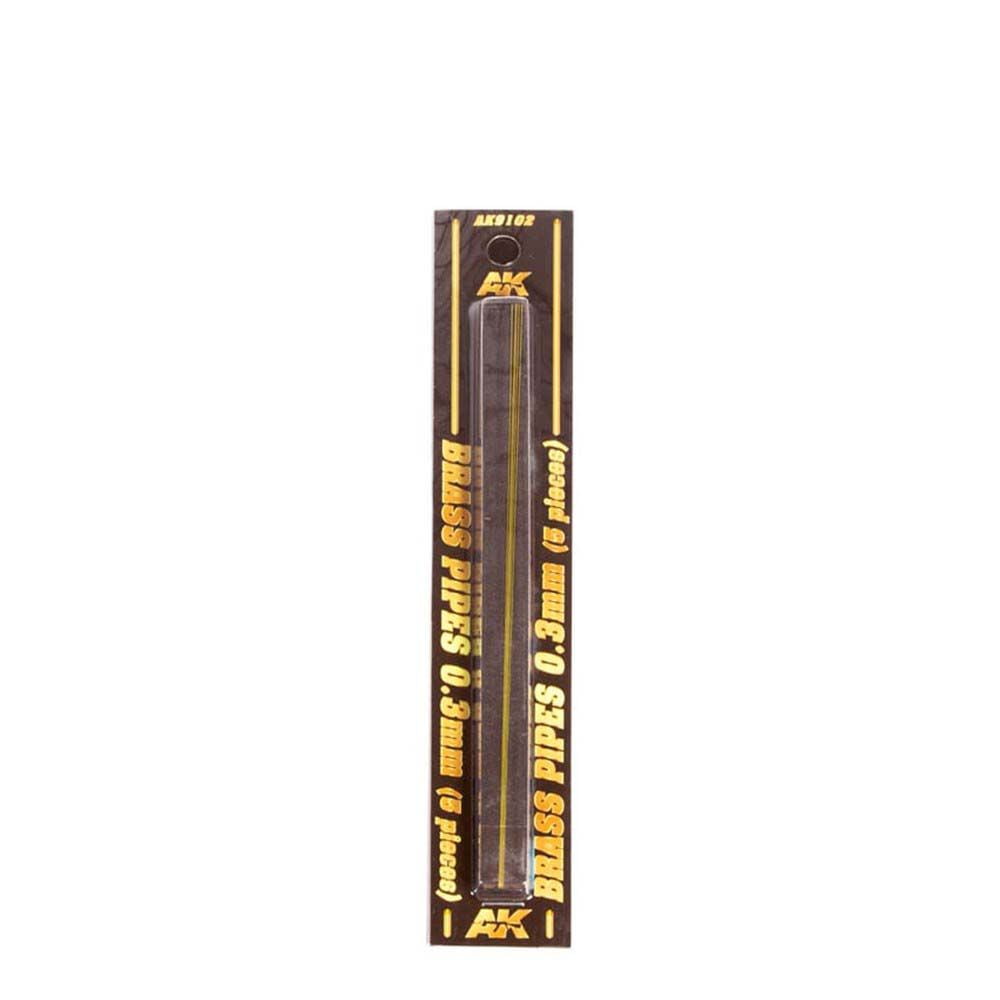 AK Diorama: Brass Pipes 0.3mm 5 Units