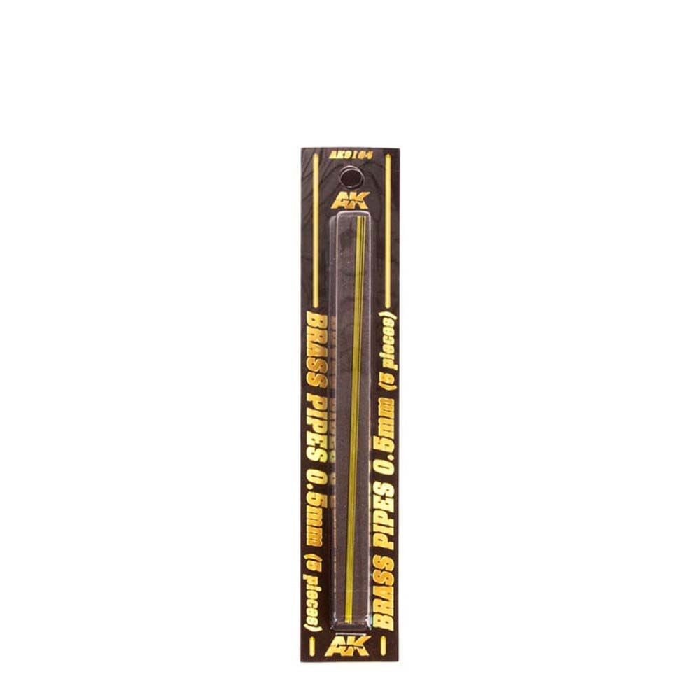 AK Diorama: Brass Pipes 0.5mm 5 Units