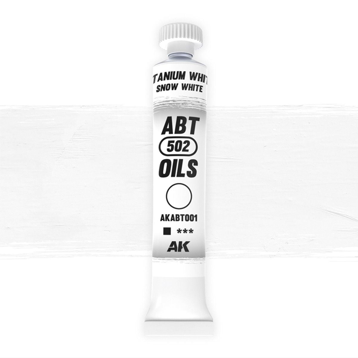 ABT 502 Oils - Titanium White/Snow White - 20ml