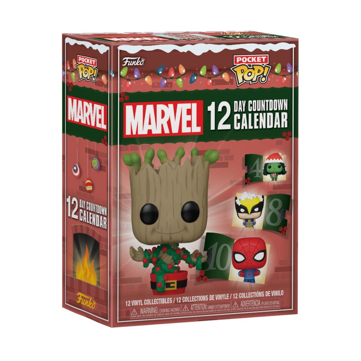 Marvel - 12 Days Countdown Calendar Funko Pocket POP! Vinyl (2024)