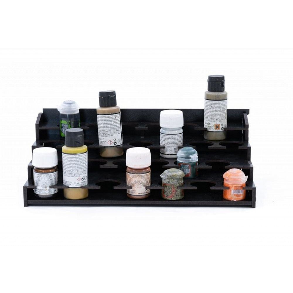 Black Paint Rack: Colour Shelf Top (Pigment)